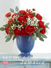 Copa Floral con Ranúnculos