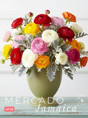 Ranúnculos Mixtos en Copa