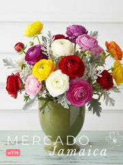 Ranúnculos Mixtos en Copa