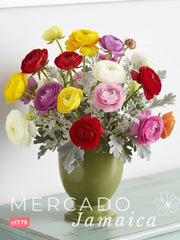 Ranúnculos Mixtos en Copa