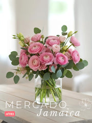 Fabuloso Rosa con Ranúnculos