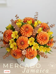 Renovación Floral con Dahlias y Alstroemerias