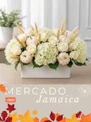 Elegancia Floral con Calabacitas