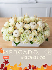 Elegancia Floral con Calabacitas