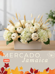 Elegancia Floral con Calabacitas