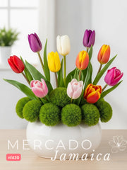 Tulipanes con Green Trick