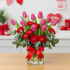 14 de Febrero con Tulipanes
