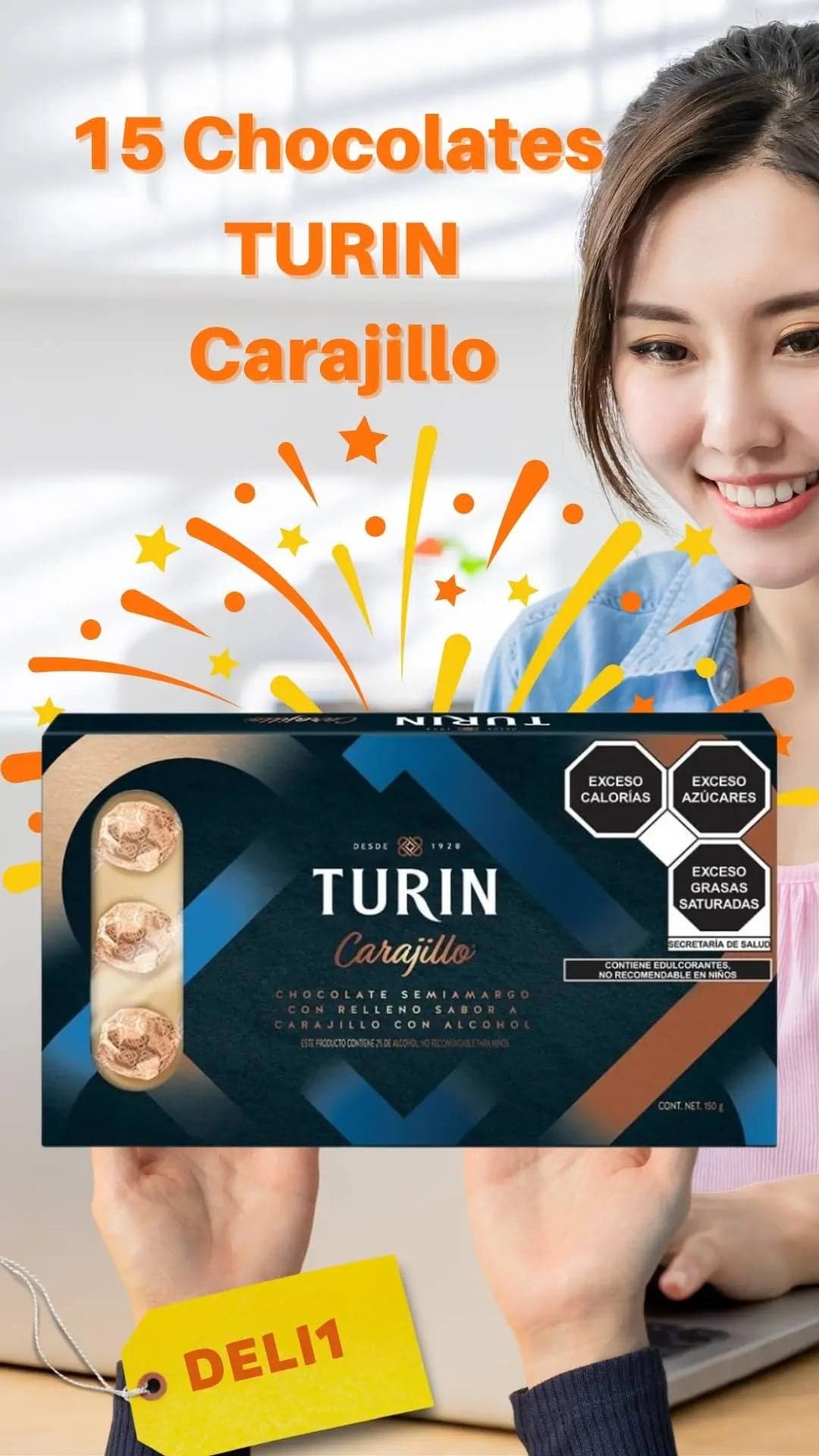 15 Chocolates Turin Carajillo con Alcohol | CDMX