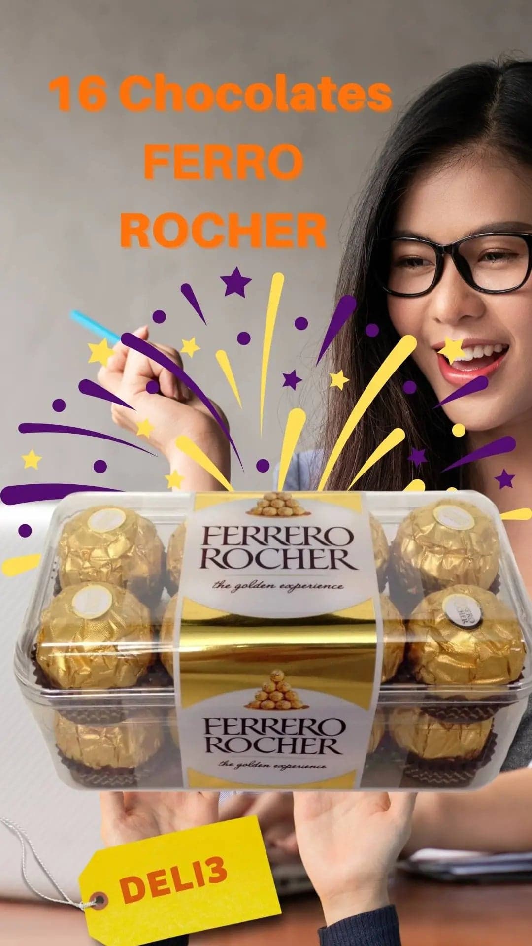 16 Chocolates Ferrero Rocher a domicilio CDMX