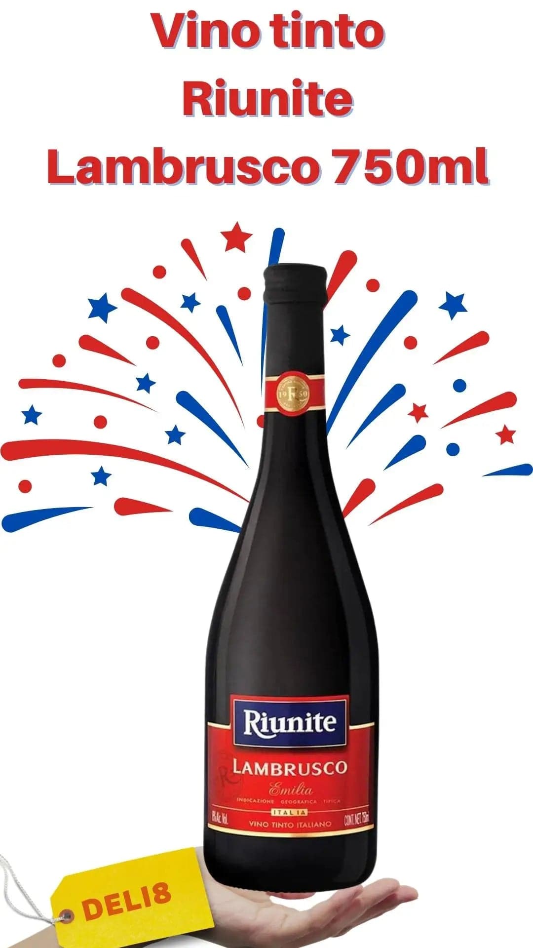 Vino Tinto Lambrusco Riunite 750 ml · CDMX