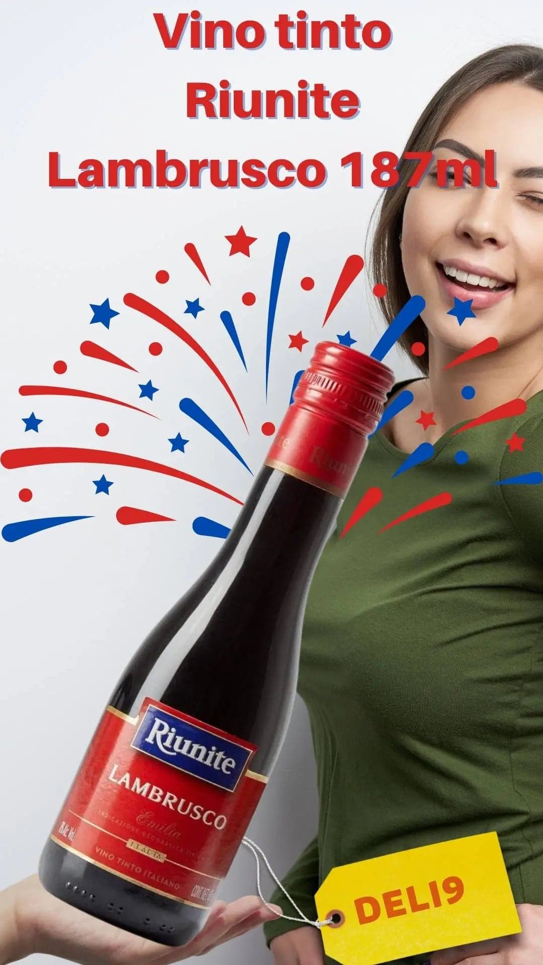 Vino Tinto Lambrusco Riunite 187 ml · Regalo CDMX