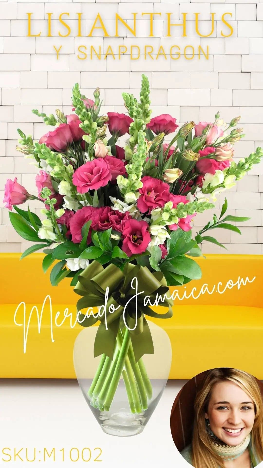 Arreglo Lisianthus Carmín con Dragonarias CDMX