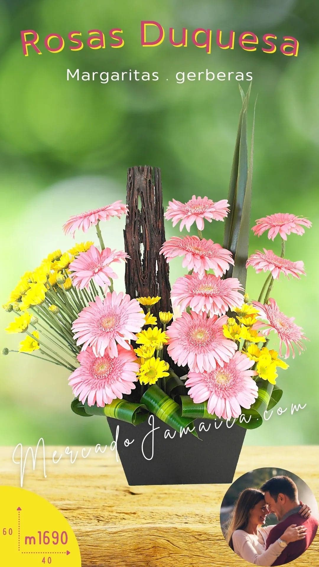 Arreglo 10 Gerberas Rosa Duquesa a Domicilio CDMX