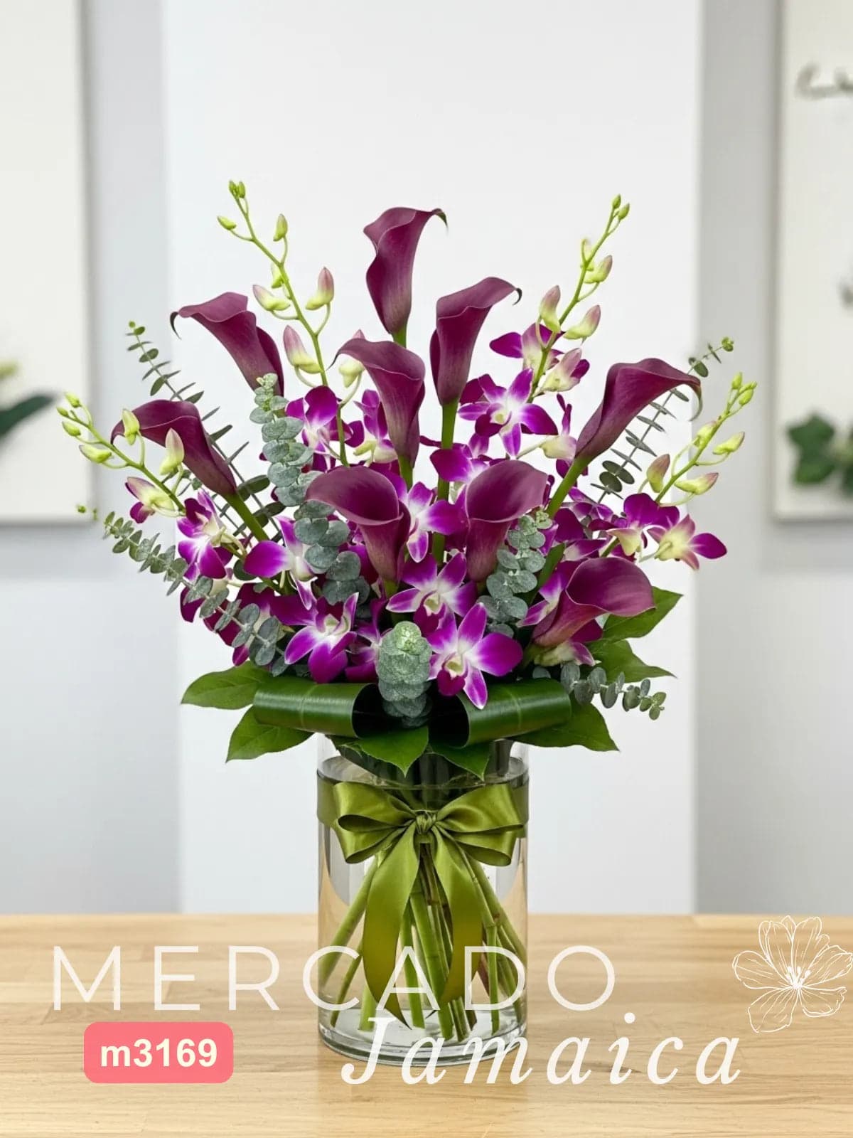 10 Callas Moradas y Orquídeas Lila en CDMX
