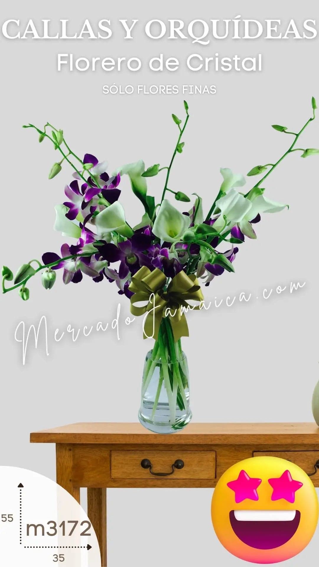 10 Callas Blancas y Orquídeas Lila CDMX
