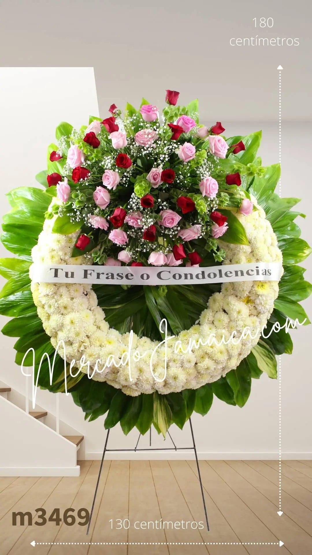 Corona Fúnebre Stella Magna 1.80 m CDMX