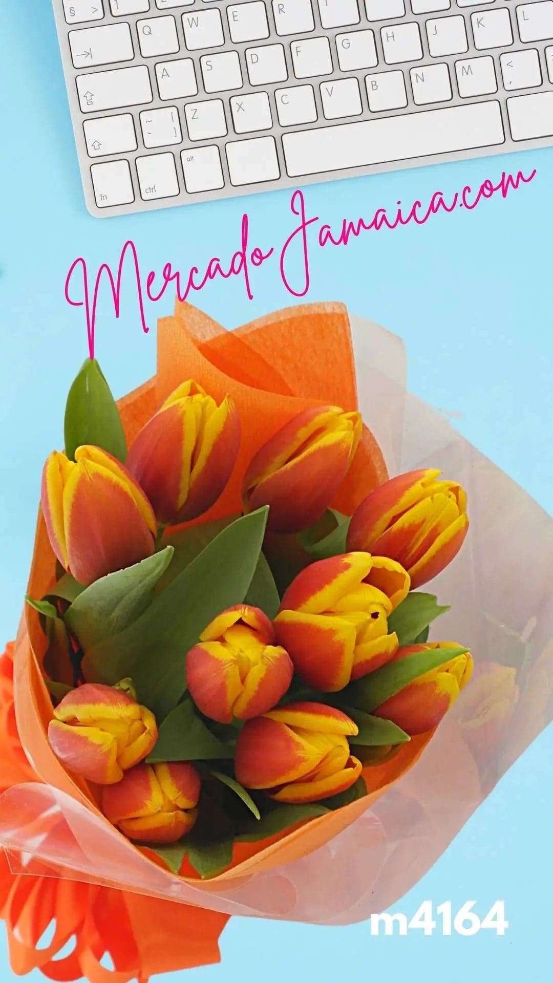 10 Tulipanes Naranja Kees Neliss a Domicilio CDMX