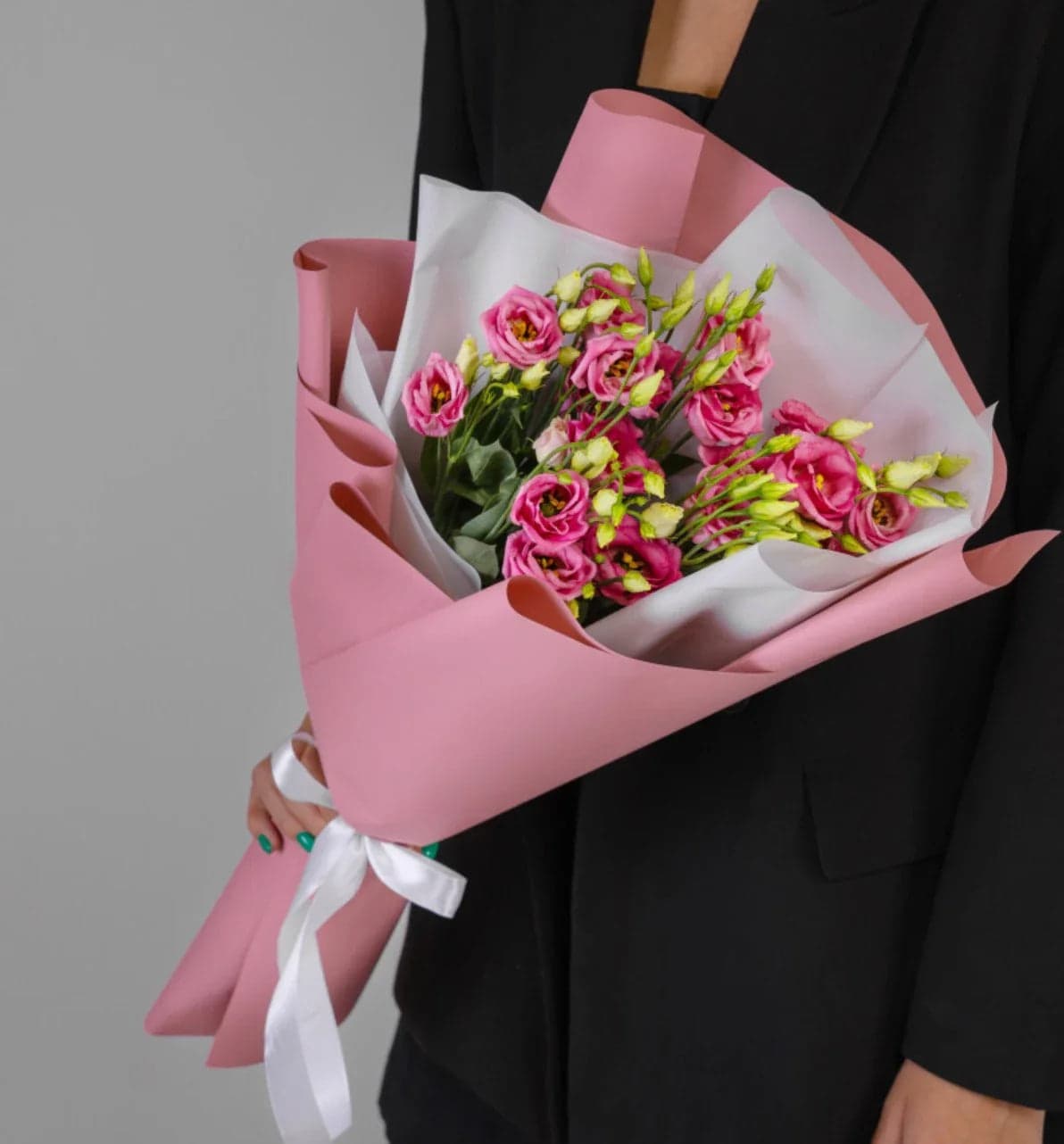 Ramo de Lisianthus Rosa a Domicilio CDMX