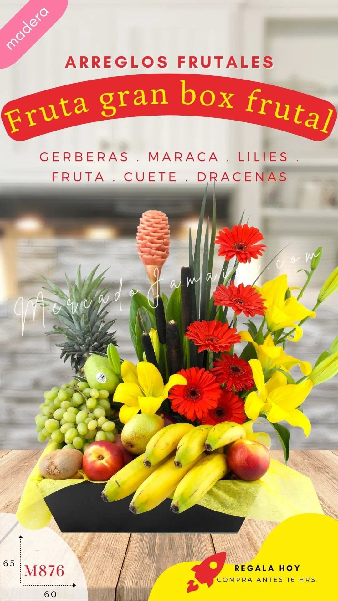 Gran Box Frutal: Flores y Fruta a Domicilio CDMX