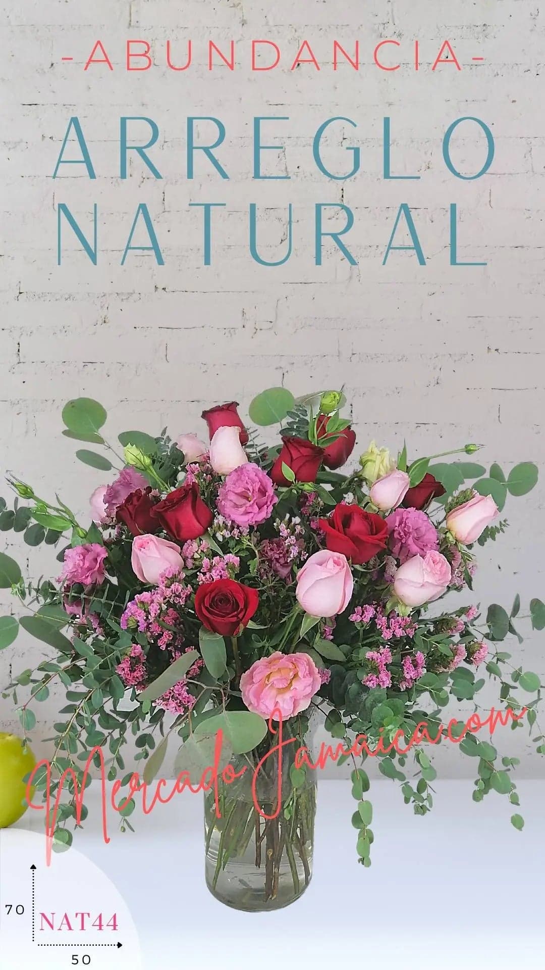 Arreglo Rosas Rojas y Lisianthus Rosa CDMX