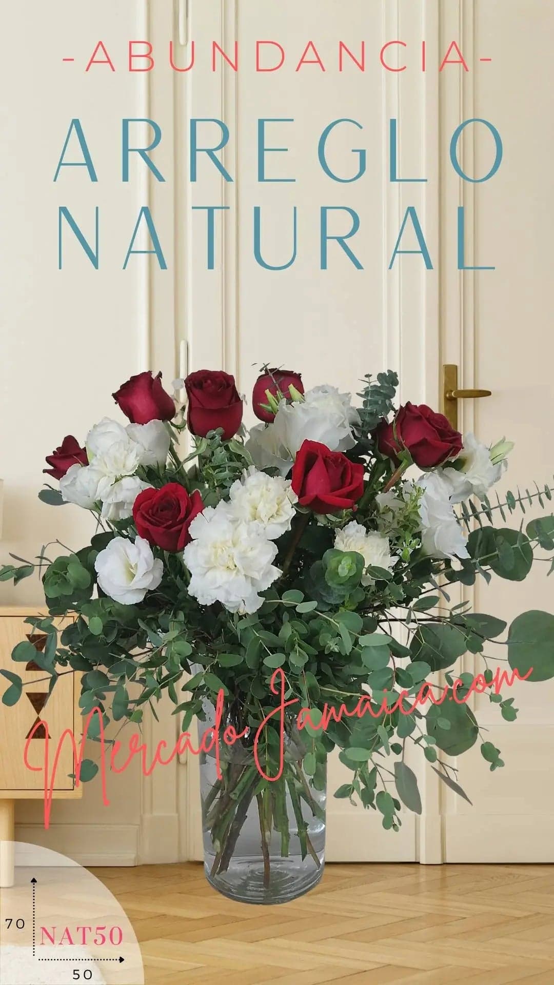 Arreglo 12 Rosas, Claveles y Lisianthus – CDMX