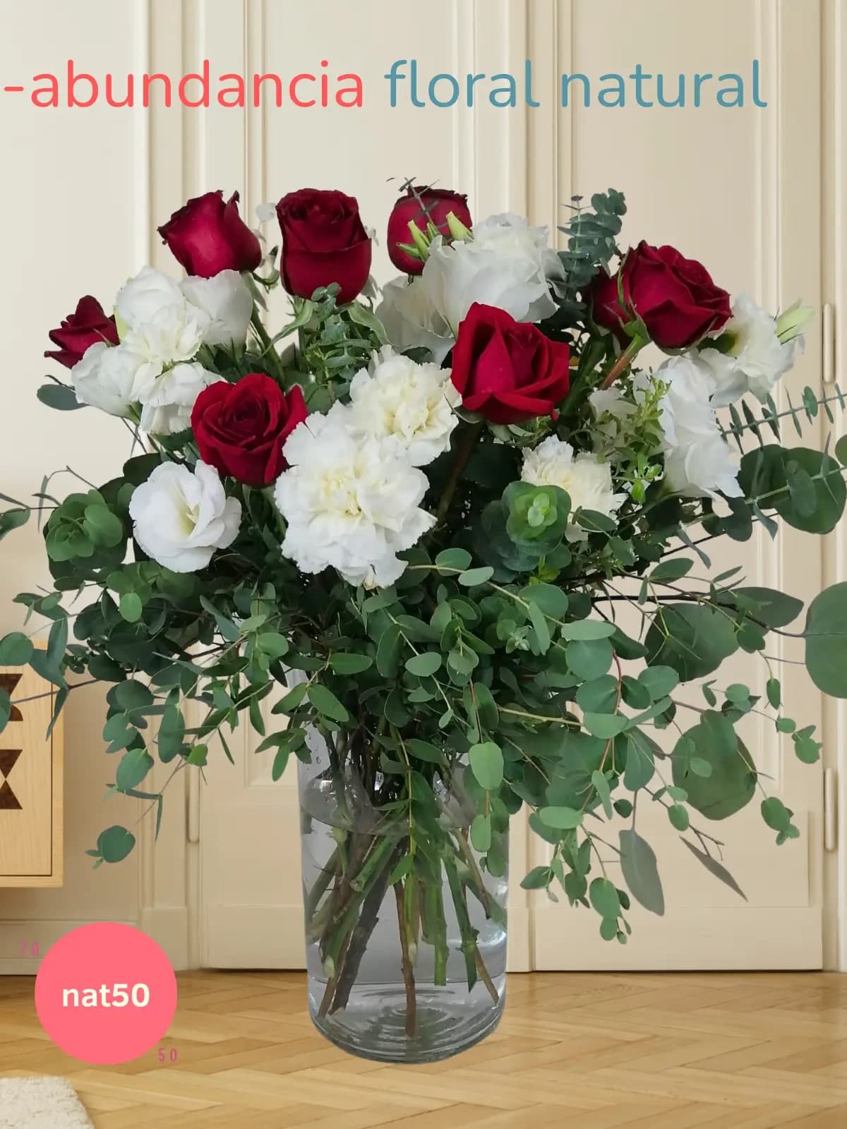 Arreglo 12 Rosas, Claveles y Lisianthus – CDMX
