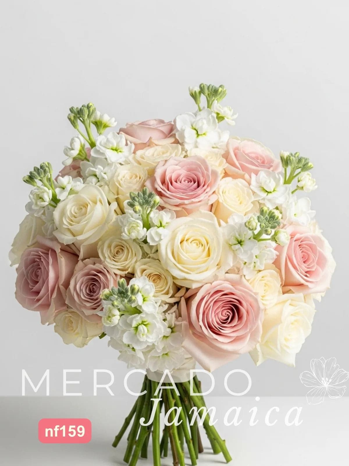 Arreglo Rosas y Matthiolas Vintage CDMX