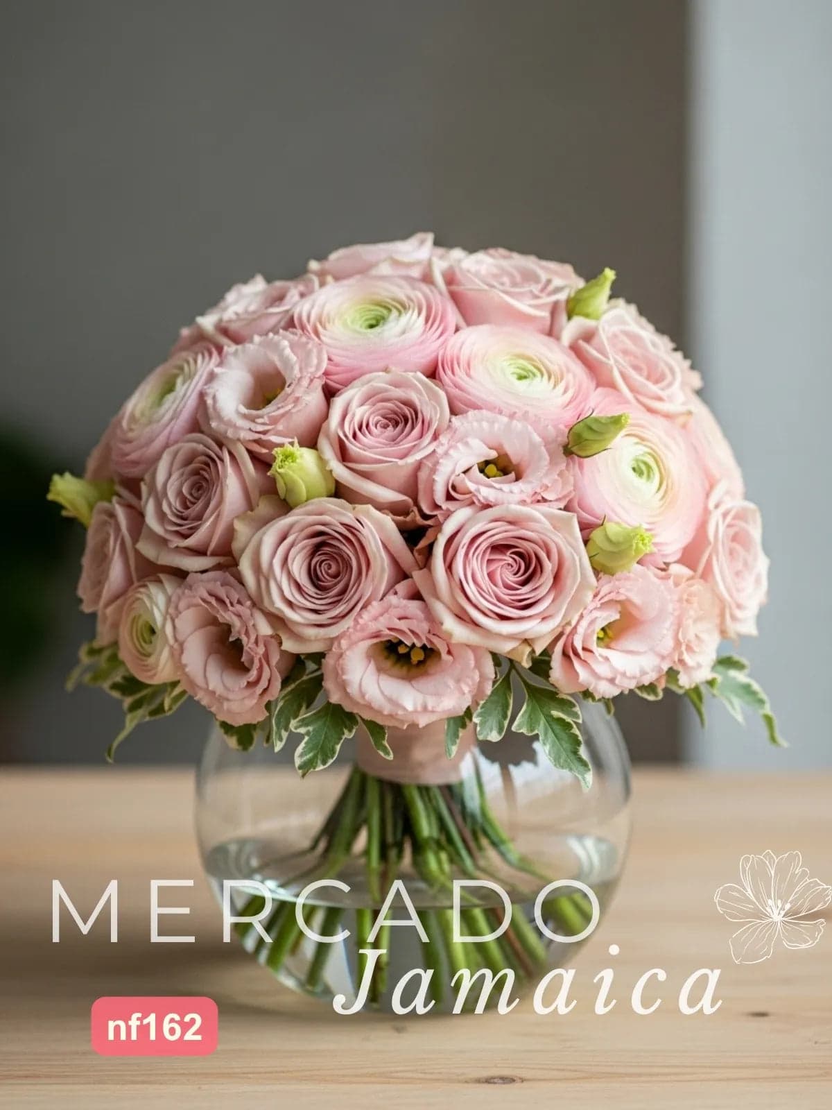 Sinfonía Rosa: 24 Rosas y Ranúnculos – CDMX