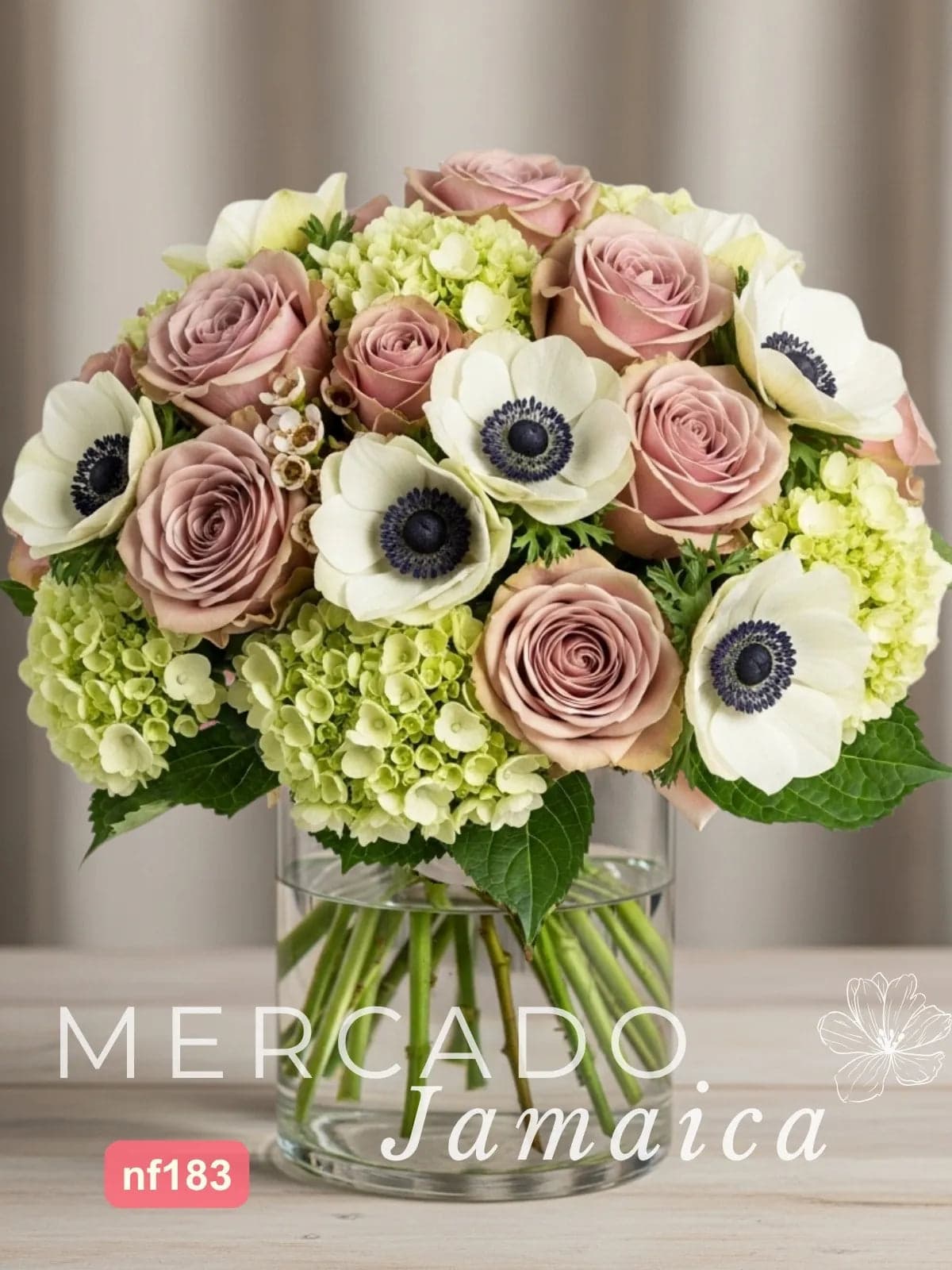 24 Rosas Amnesia Malva y Anémonas · CDMX