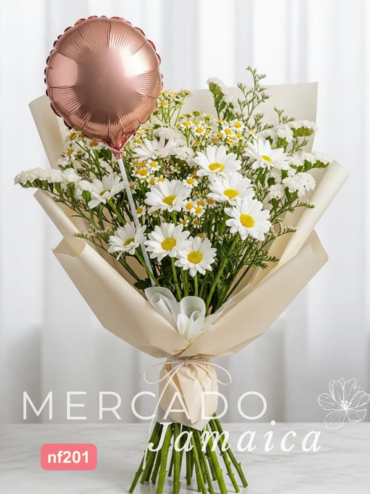 Ramo Prado Feliz: Margaritas y Flores de Campo CDMX