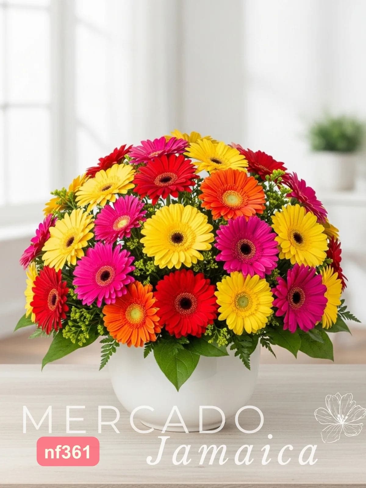 30 Gerberas Multicolor a Domicilio CDMX