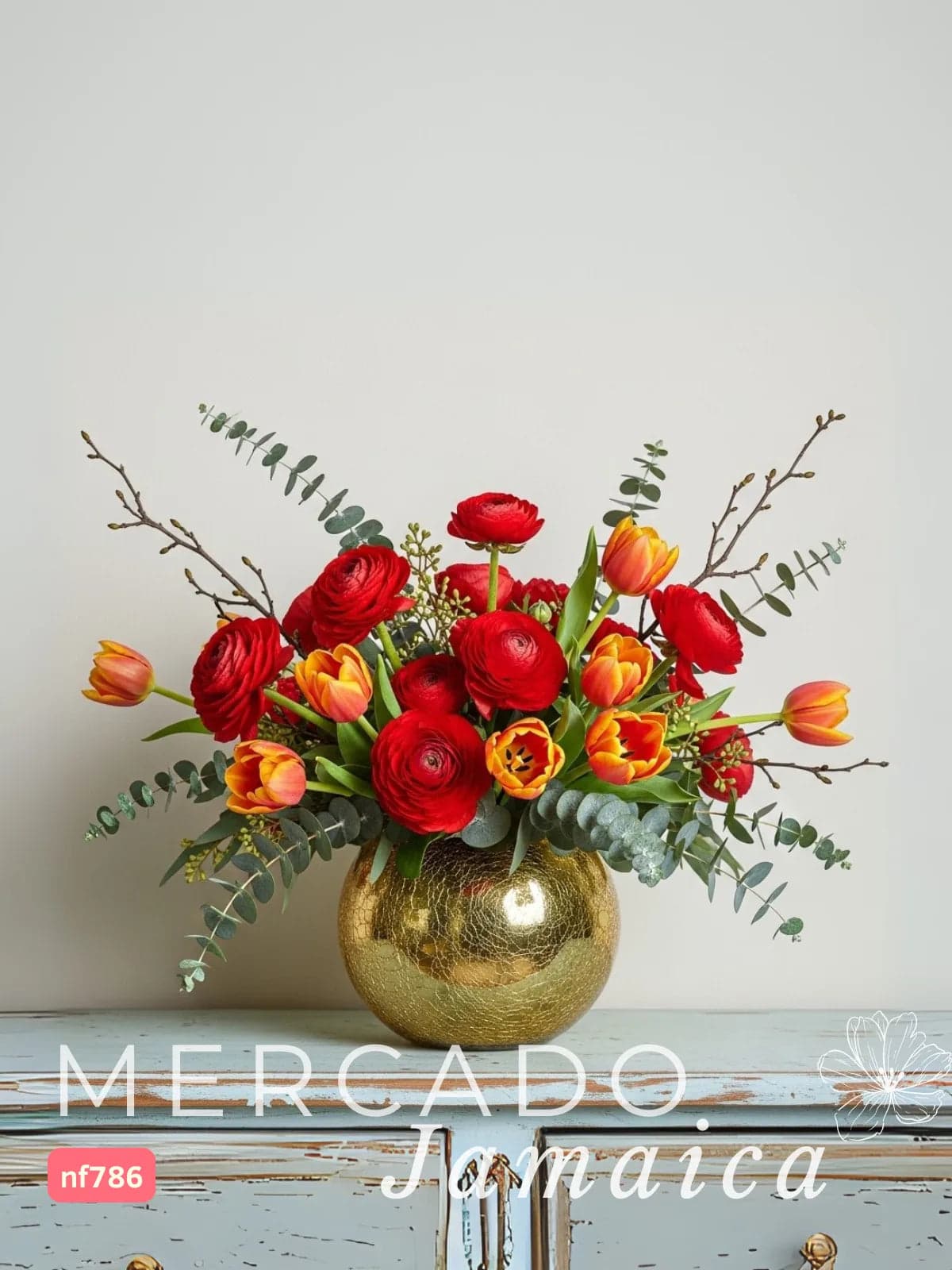 Ranúnculos Monarca: 10 Tulipanes y Ranúnculos CDMX