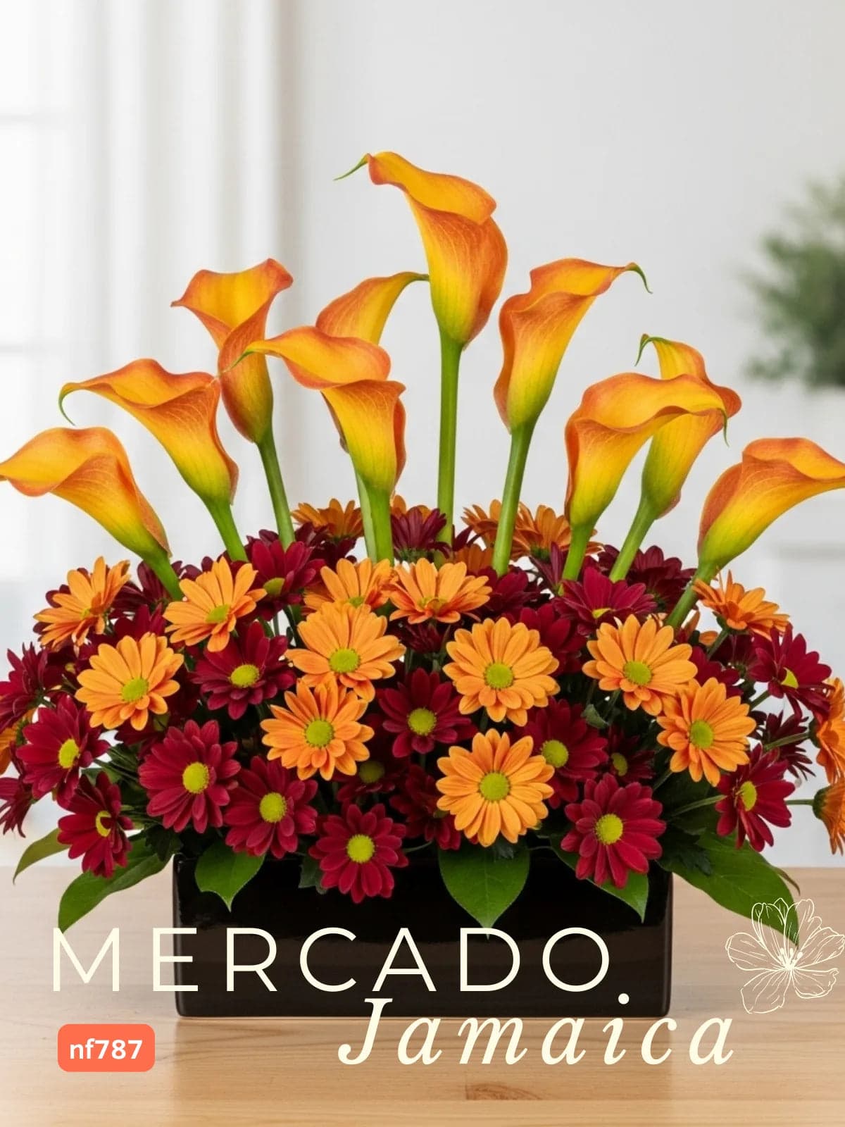 Arreglo Calla de Octubre – 10 Callas CDMX