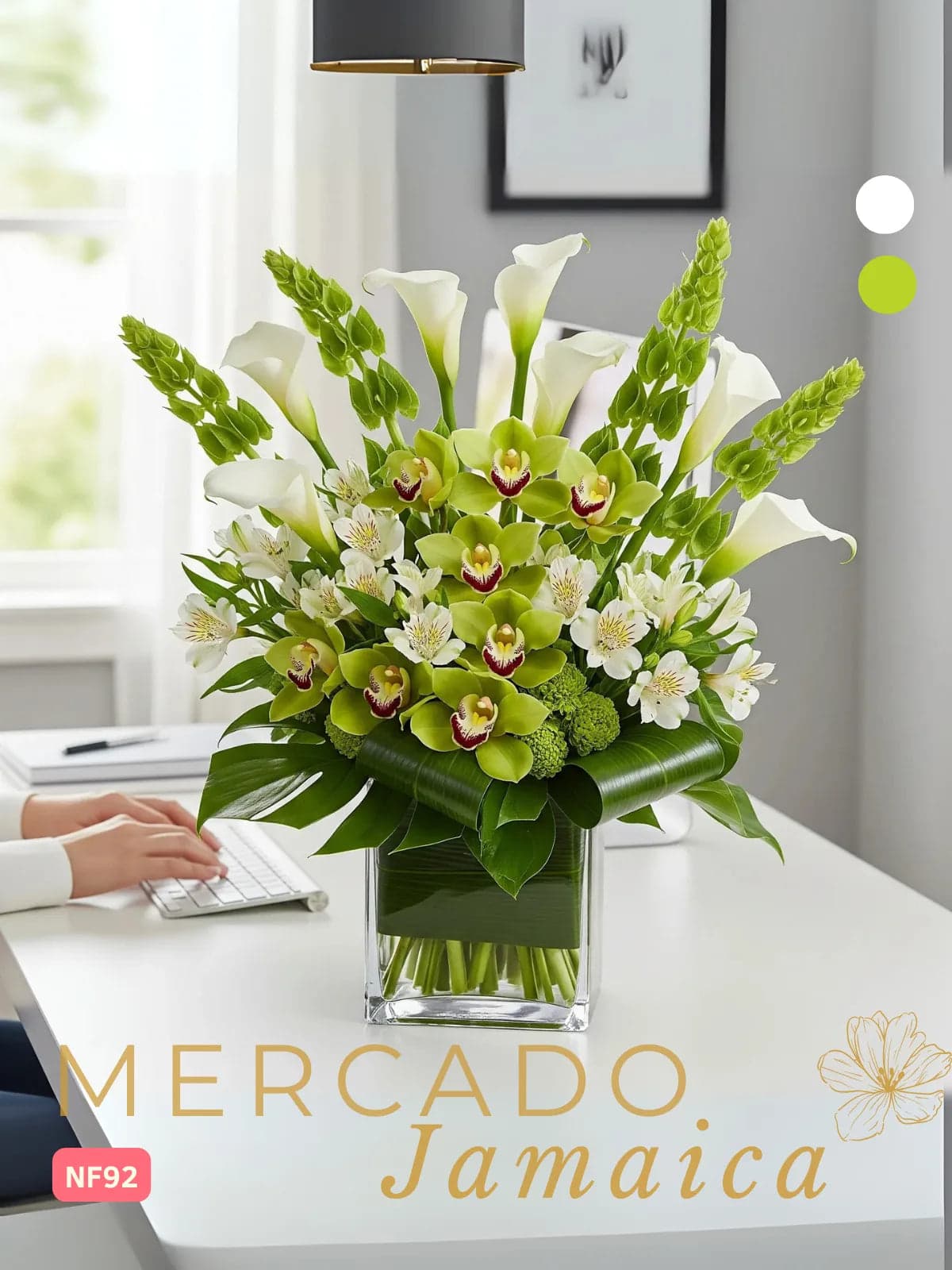 Arreglo Callas y Orquídeas de Lujo – CDMX