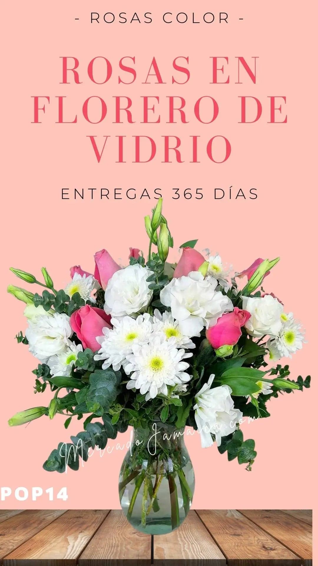 Arreglo 12 Rosas Rosa y Lisianthus CDMX