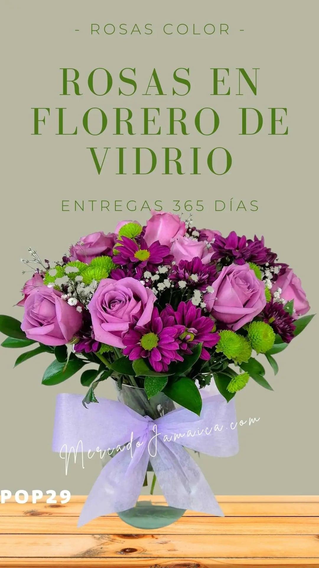 Rosas y Margaritas Lila con Yokos – CDMX