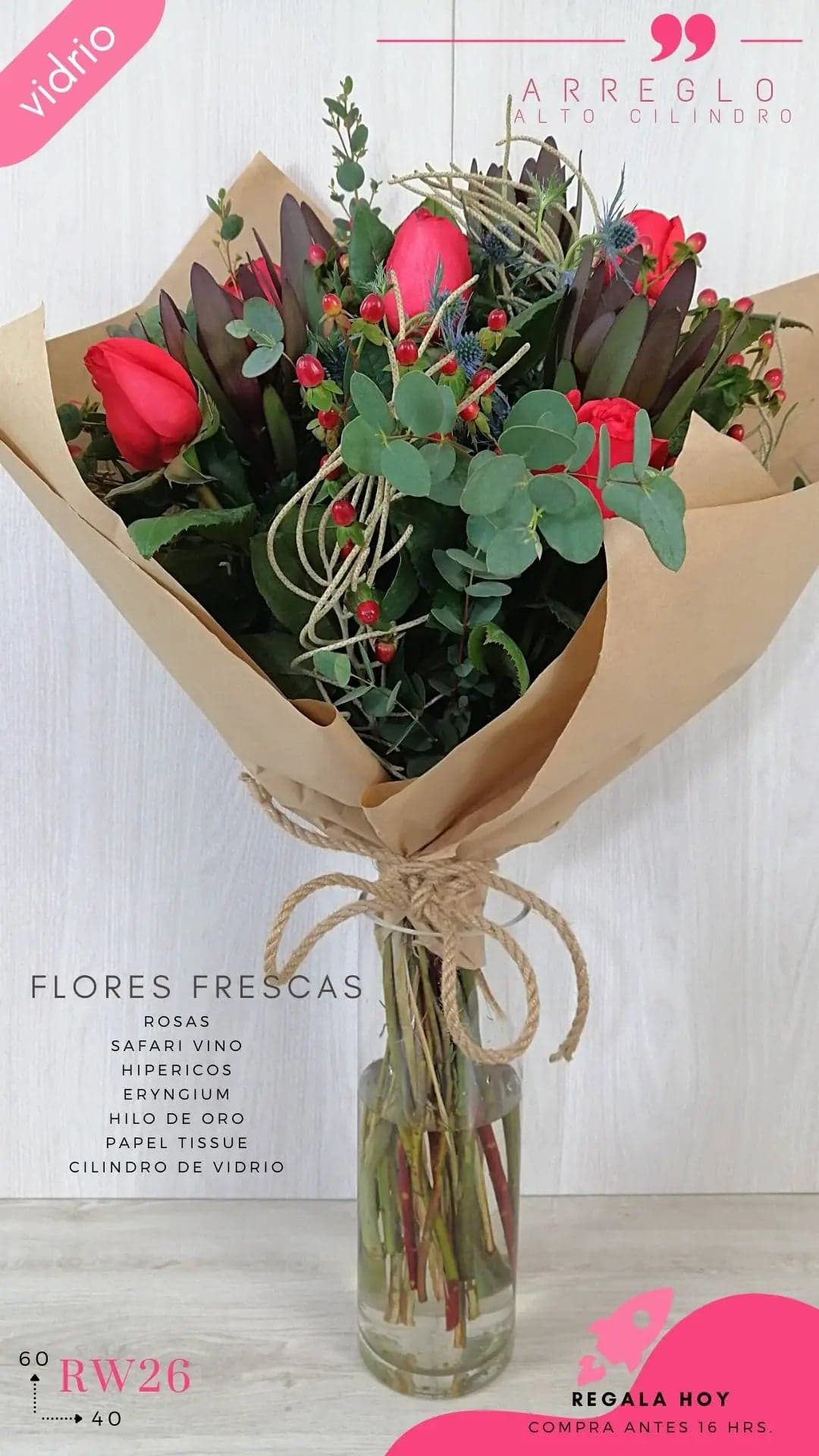 Gran Encanto: Ramo con Rosas a Domicilio CDMX