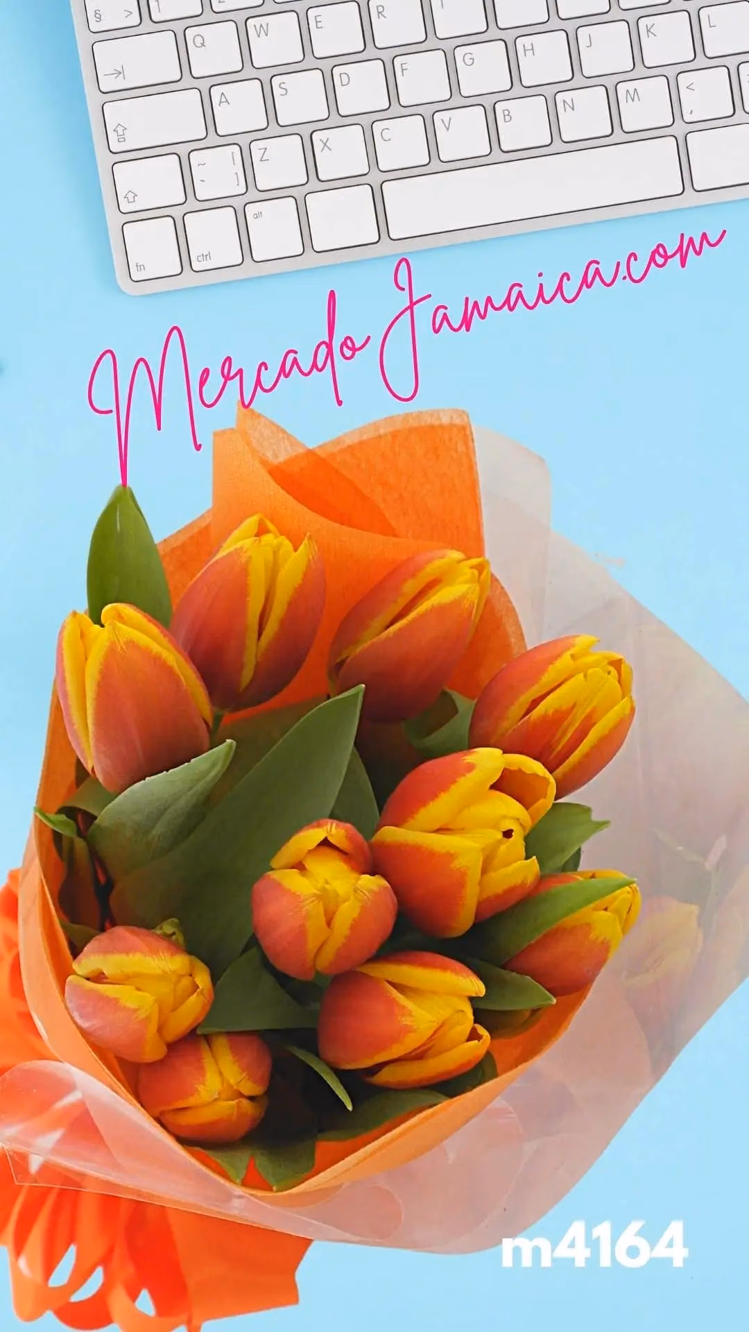 10 Tulipanes Naranja Kees Neliss a Domicilio CDMX