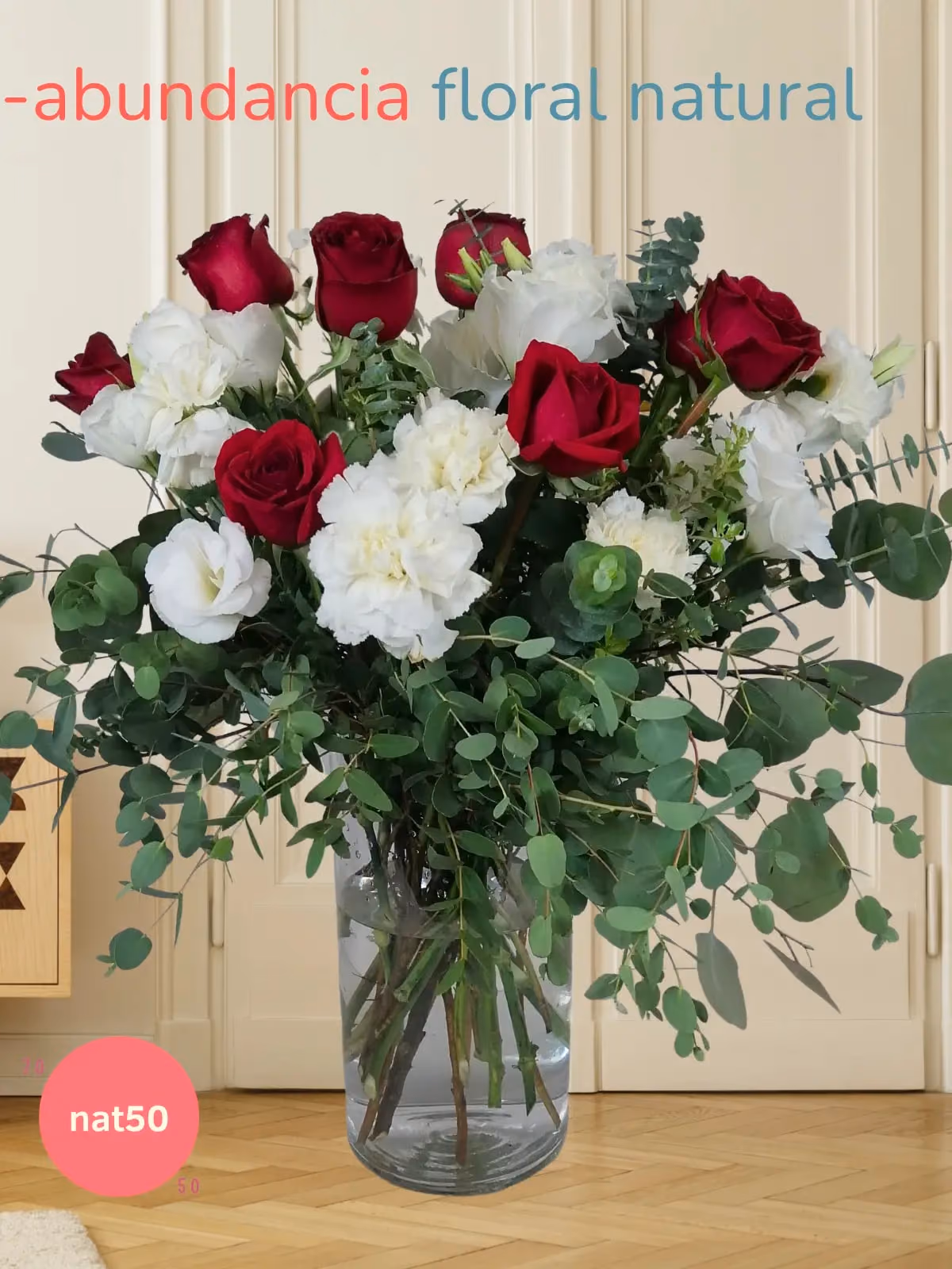 Arreglo 12 Rosas, Claveles y Lisianthus – CDMX