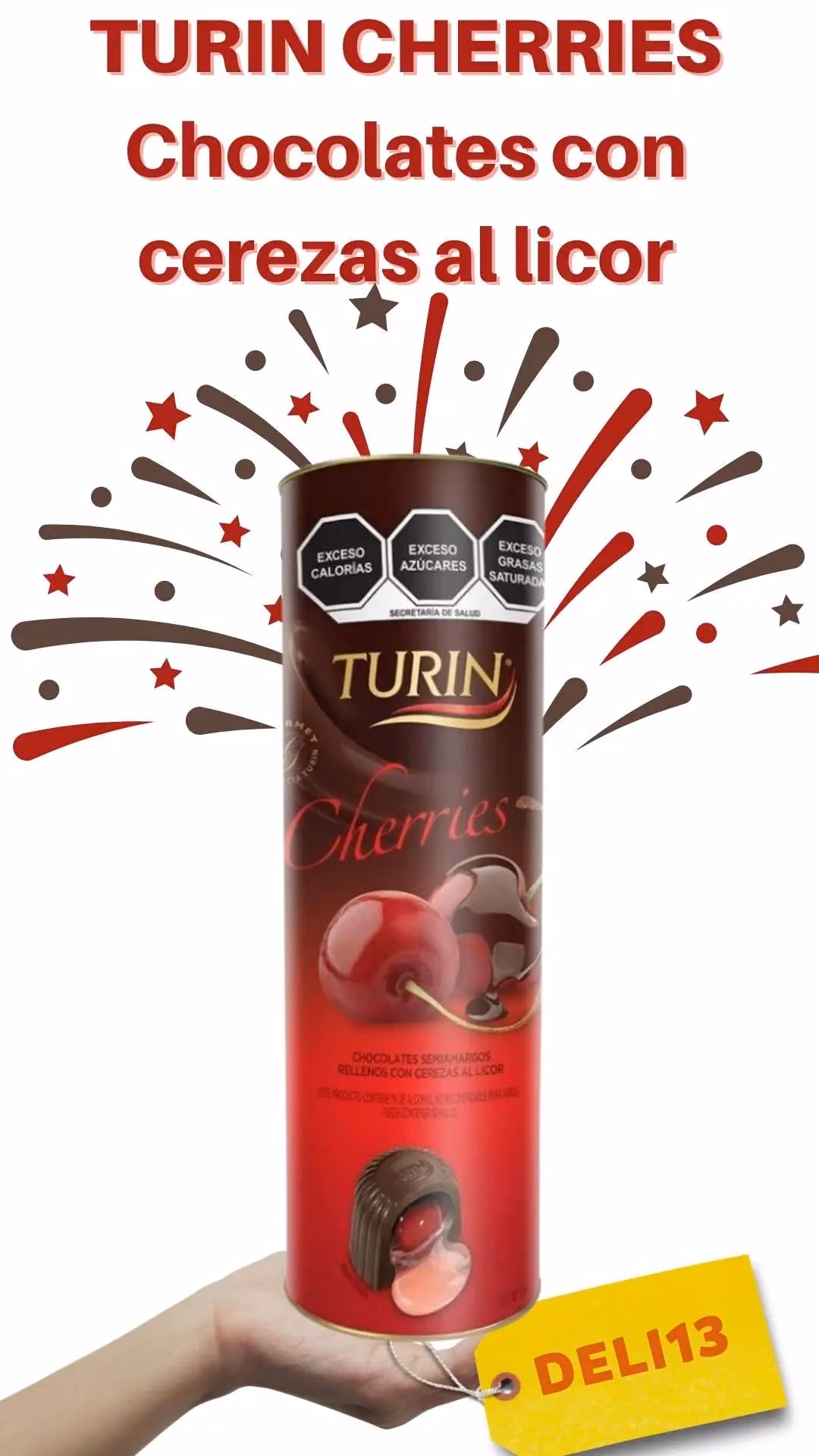 Chocolates Turin Cherry 200g | Regalo CDMX