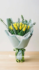 Ramo Tulipanes Amarillos Super Amarillos 20