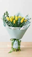 Ramo Tulipanes Amarillos Super Amarillos 20