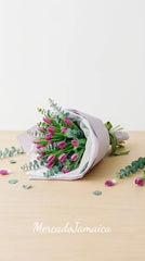 Ramos Tulipanes Morados 20 Flores