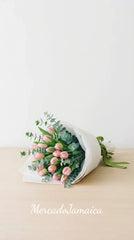 Elegancia de 20 Tulipanes Rosa Pastel México