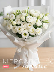 Gran Ramo Lisianthus Blanco