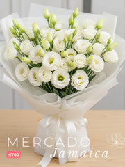Gran Ramo Lisianthus Blanco