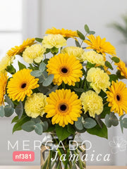Pale Yellow Carnations