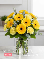Pale Yellow Carnations