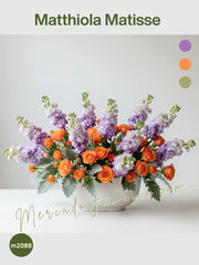 Arreglo floral con matthiolas Matisse