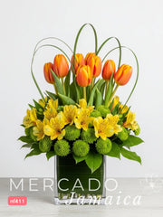 Energía Citríca con Tulipanes